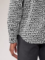 Armani Exchange Logo 100% Cotton Shirt - Image 4 of 5