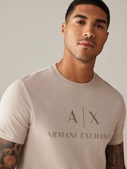 Armani Exchange Logo 100% Cotton T-Shirt - Image 3 of 4