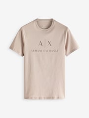 Armani Exchange Logo 100% Cotton T-Shirt - Image 4 of 4