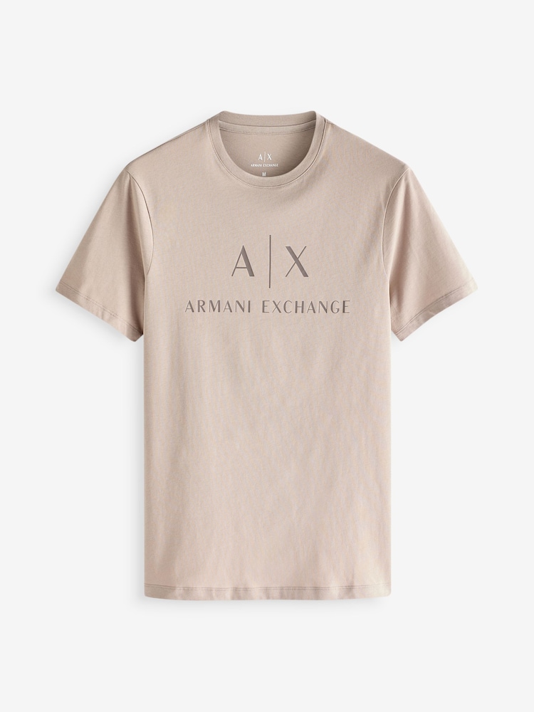 Armani Exchange Logo 100% Cotton T-Shirt - Image 4 of 4