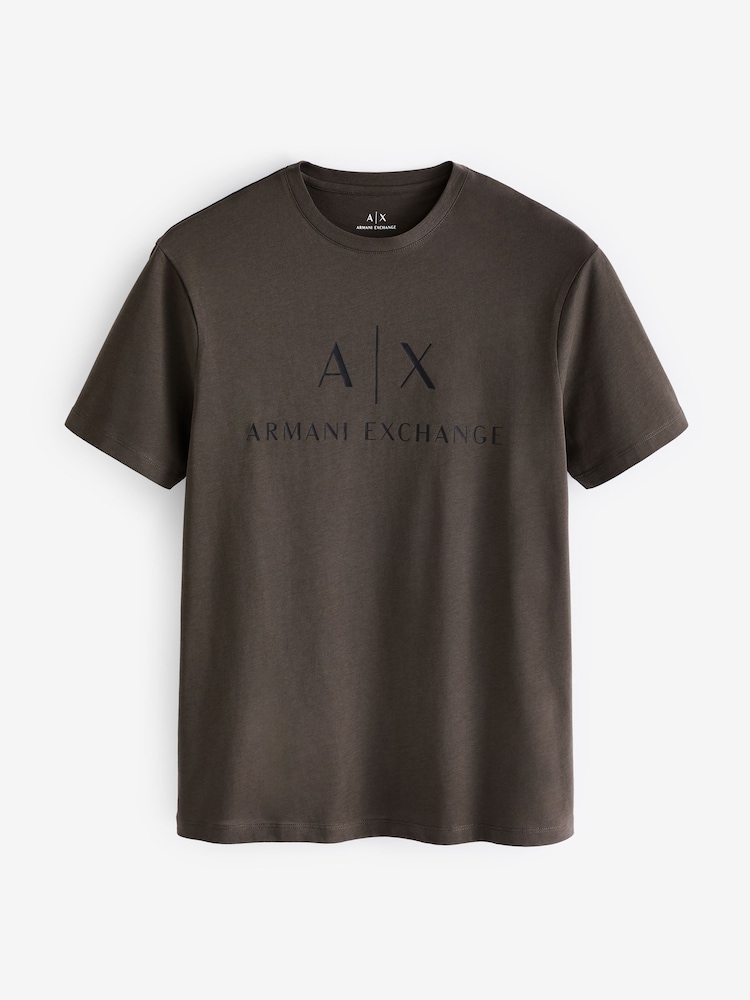 Armani Exchange Logo 100% Cotton T-Shirt - Image 4 of 4