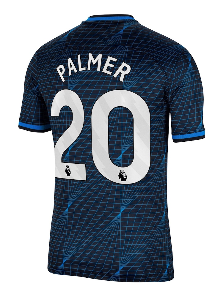Nike Blue Palmer - 20 Chelsea FC Stadium 23/24 Away Football Shirt - Image 3 of 3