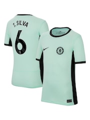 Nike Mint Green Chelsea Third Stadium Shirt 2023-24 Kids - Image 1 of 1