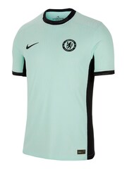 Nike Green Chelsea Third Vapor Match Shirt 2023-24 - Mudryk 10 - Image 2 of 3
