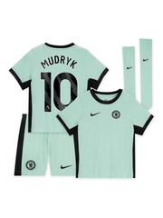 Nike Green/Black Chelsea Third Stadium Kit 2023-24 Little Kids - Image 1 of 3