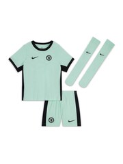 Nike Green/Black Chelsea Third Stadium Kit 2023-24 Little Kids - Image 2 of 3