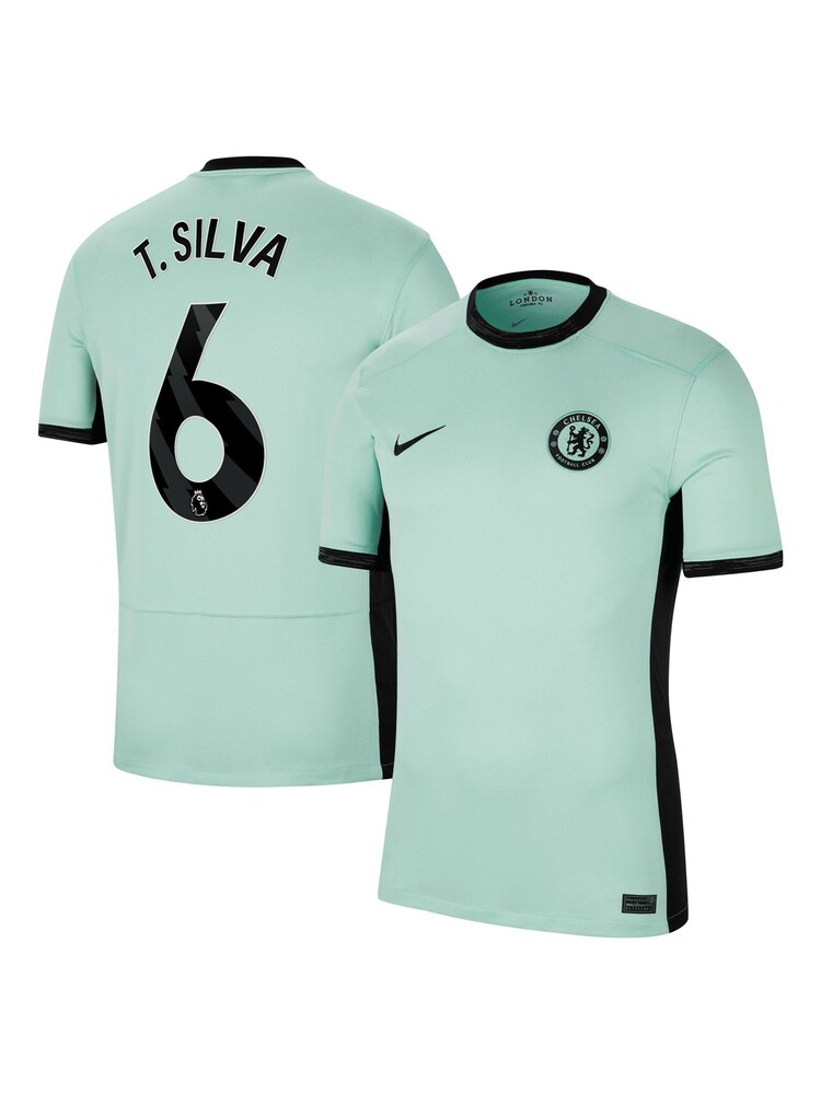 Nike Green Thiago - 6 Chelsea FC Stadium 23/24 Third Football Shirt Womens - Image 1 of 3