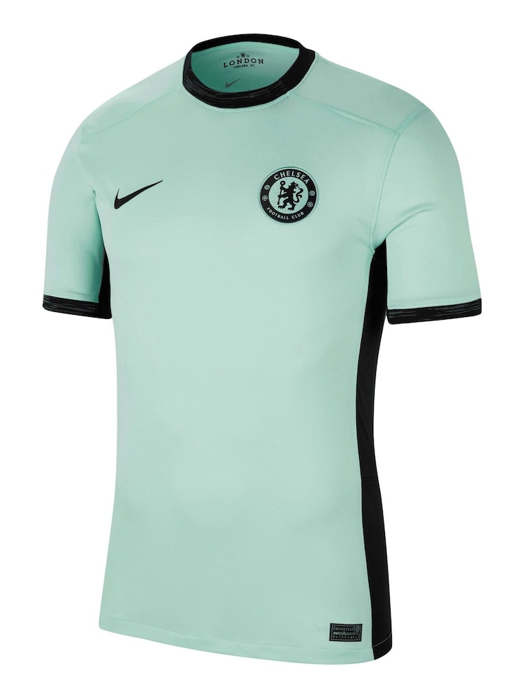 Nike Green Thiago - 6 Chelsea FC Stadium 23/24 Third Football Shirt Womens - Image 2 of 3