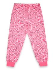 Vanilla Underground Pink Girls Barbie Long Leg Pyjamas and Scrunchie - Image 4 of 5