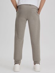Reiss Taupe Premier 9-13 yrs Interlock Jersey Drawstring Joggers - Image 5 of 6