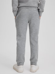 Reiss Soft Grey Premier 3-9 yrs Interlock Jersey Drawstring Joggers - Image 5 of 6