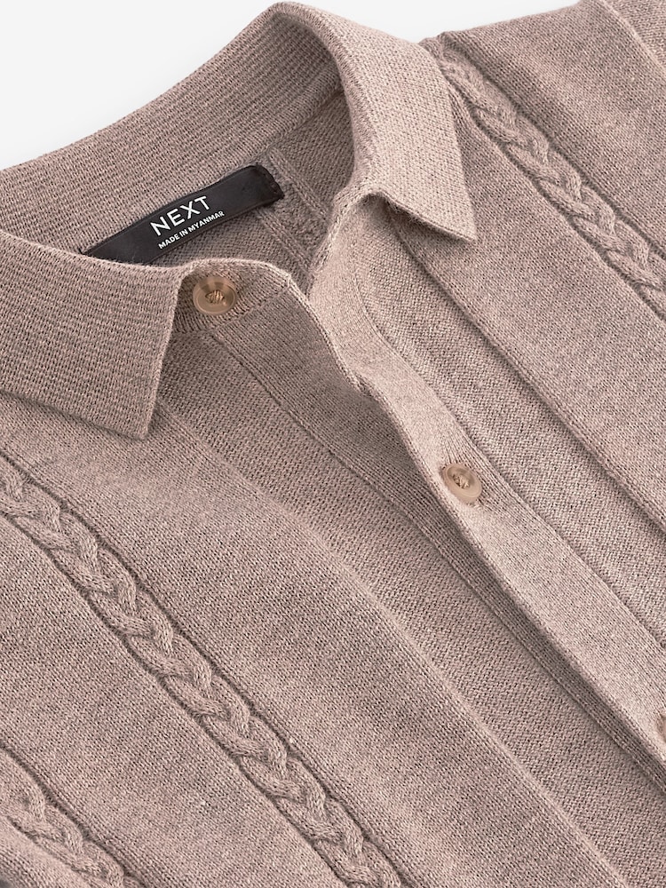 Nevtralno - kratek rokav; s kratkimi rokavi Button 100% Cotton Through polo majice (3mths-7yrs) - Slika 7 iz 7