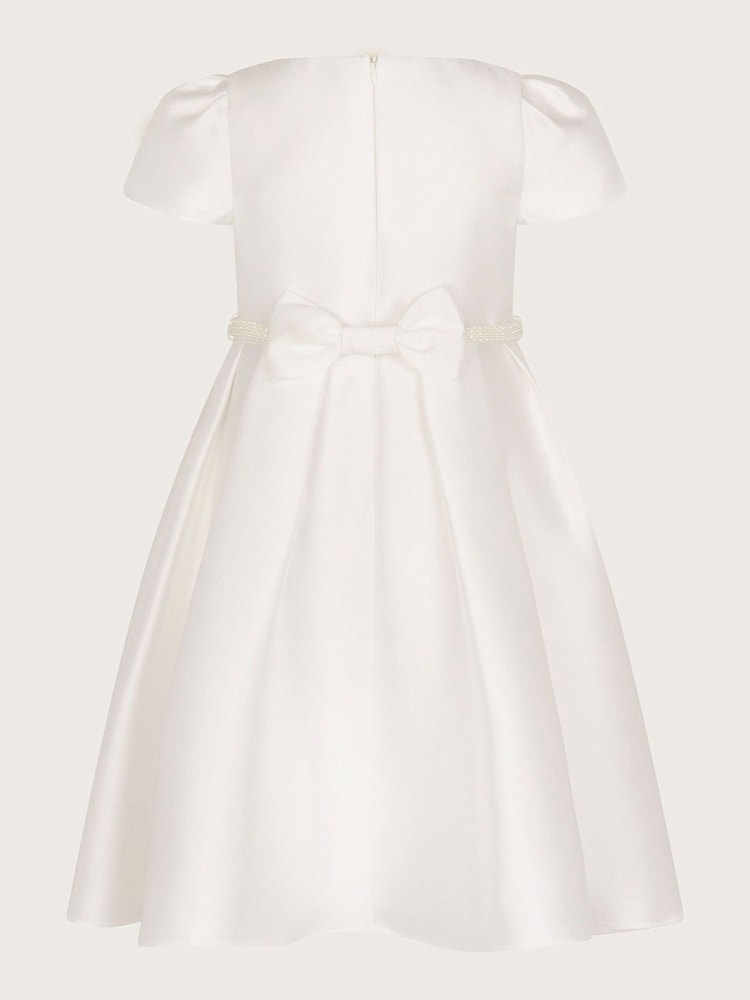 Monsoon White Pearl Belt Henrietta Dress - Image 2 of 3