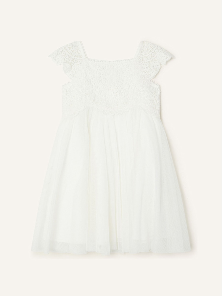 Monsoon White Baby Estella Dress - Image 1 of 2