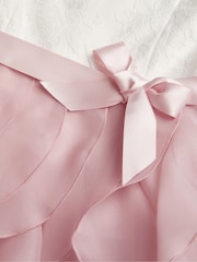 Monsoon Pink White Lace Cancan Ruffle Dress - Image 3 of 3