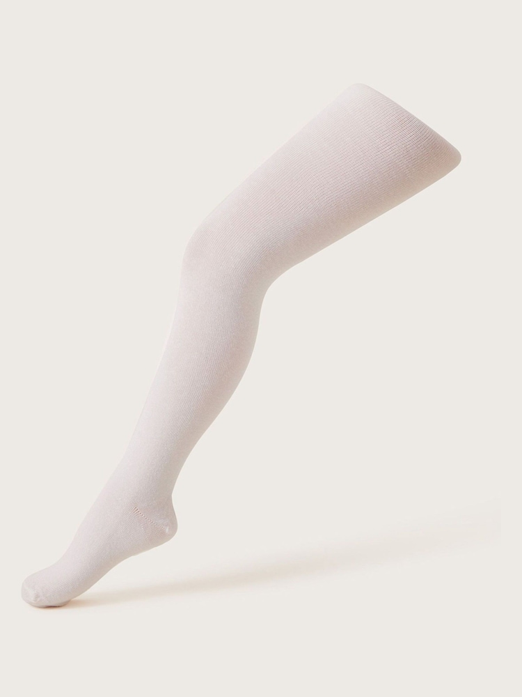 Monsoon White Natural Frosted Tights - Image 1 of 2 Monsoon White Natural Frosted Tights - Image 1 of 2