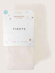 Monsoon White Natural Frosted Tights - Image 2 of 2