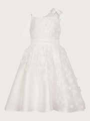 Monsoon White Floral Lauren Asymmetric Dress - Image 1 of 3