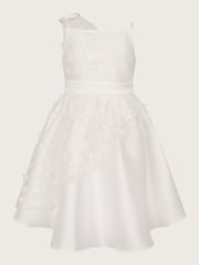 Monsoon White Floral Lauren Asymmetric Dress - Image 2 of 3