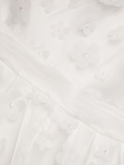 Monsoon White Floral Lauren Asymmetric Dress - Image 3 of 3
