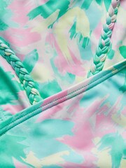 Monsoon Green Splash Palm Print Bikini Set - Image 3 of 3