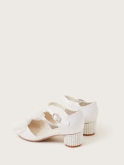 Monsoon Natural Kali Satin Two Part Heels - Image 2 of 3
