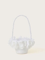 Monsoon White Natural Petal Bridesmaid Bag - Image 1 of 2