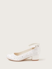 Monsoon Natural Diamanté Heels - Image 3 of 3