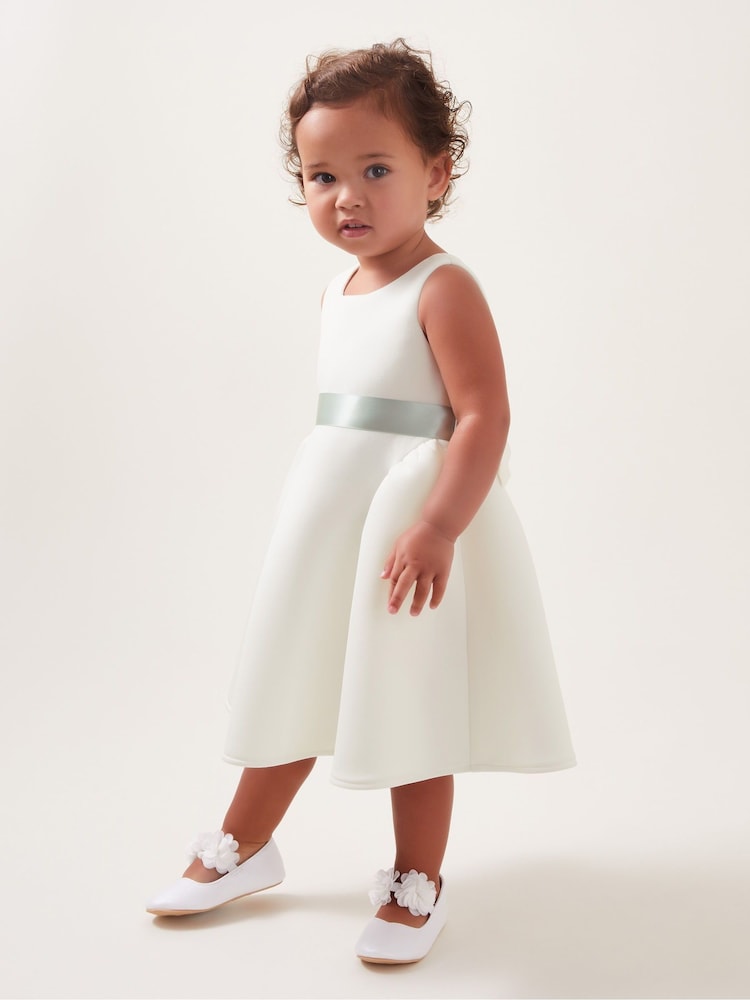 Monsoon Natural Baby Holly Bridesmaid Dress - Image 1 of 4 Monsoon Natural Baby Holly Bridesmaid Dress - Image 1 of 4