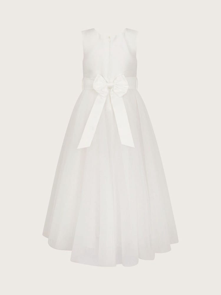 Monsoon White Tulle Bernadette Maxi Dress - Image 2 of 3
