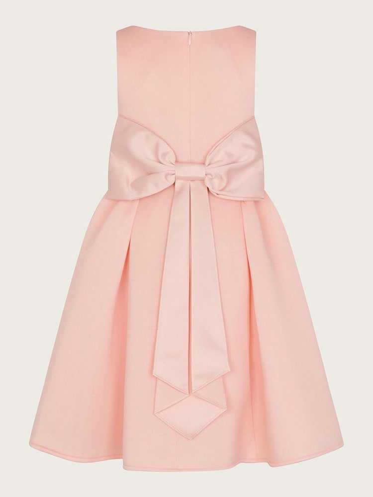 Monsoon Pink Holly Scuba Bridesmaid Dress - Image 2 of 3