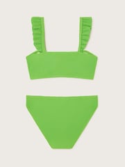 Monsoon Green Tie Bow Textured Bikini Set - Image 2 of 3