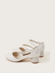 Monsoon Natural Pretty Lacey Two Part Heels - Image 3 of 3
