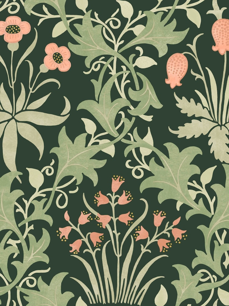 William Morris At Home Forest Celandine 10M Wallpaper - Image 2 of 5 William Morris At Home Forest Celandine 10M Wallpaper - Image 2 of 5
