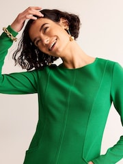 Boden Green Ellen Ottoman Dress - Image 2 of 5