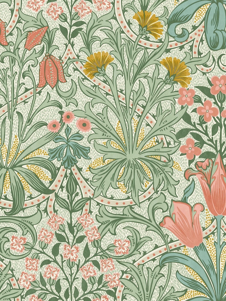 William Morris At Home Spring Garden Woodland Weeds 10M Wallpaper - Image 2 of 5 William Morris At Home Spring Garden Woodland Weeds 10M Wallpaper - Image 2 of 5