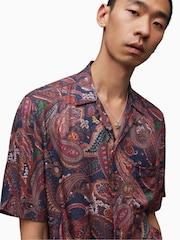 AllSaints Blue Zowie Shirt - Image 5 of 7