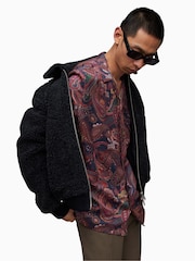 AllSaints Blue Zowie Shirt - Image 6 of 7