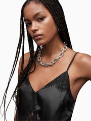 AllSaints Black Ophelia Top - Image 5 of 5