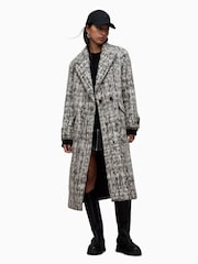 AllSaints Black Mabelx Coat - Image 3 of 7