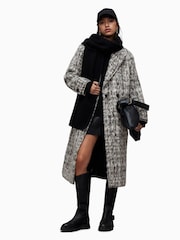 AllSaints Black Mabelx Coat - Image 4 of 7