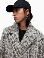 AllSaints Black Mabelx Coat - Image 6 of 7