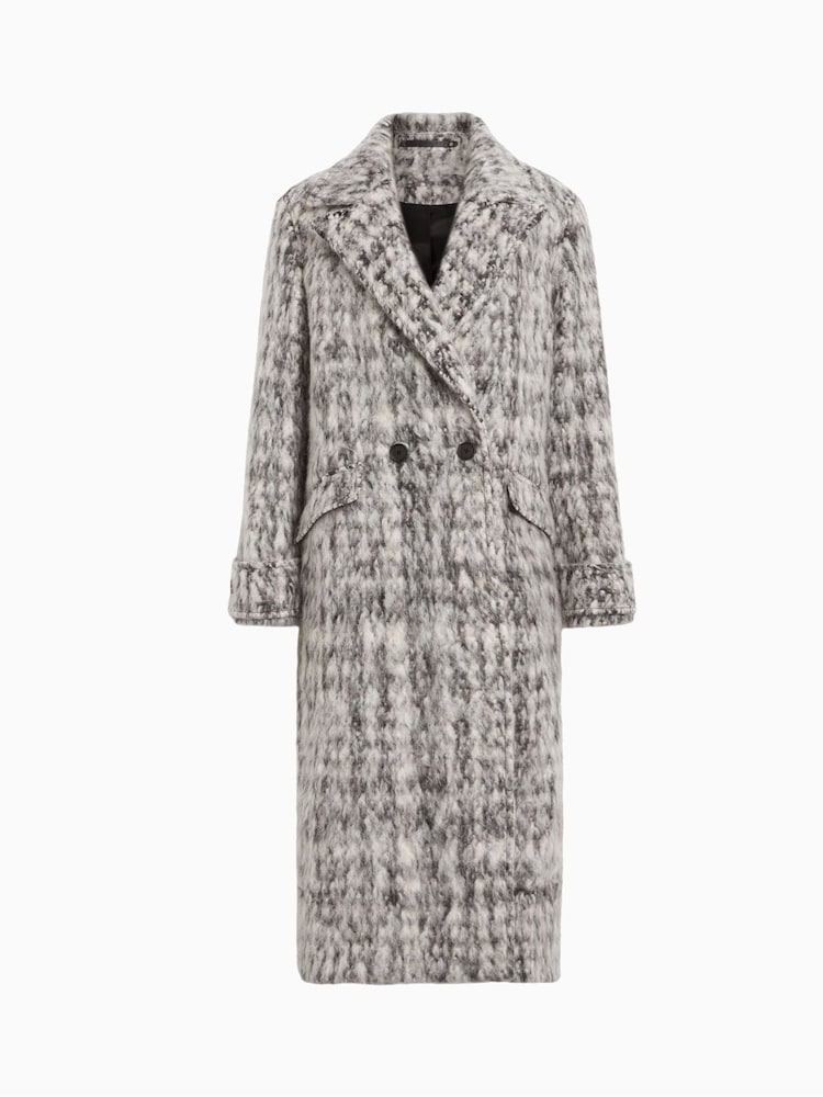 AllSaints Black Mabelx Coat - Image 7 of 7