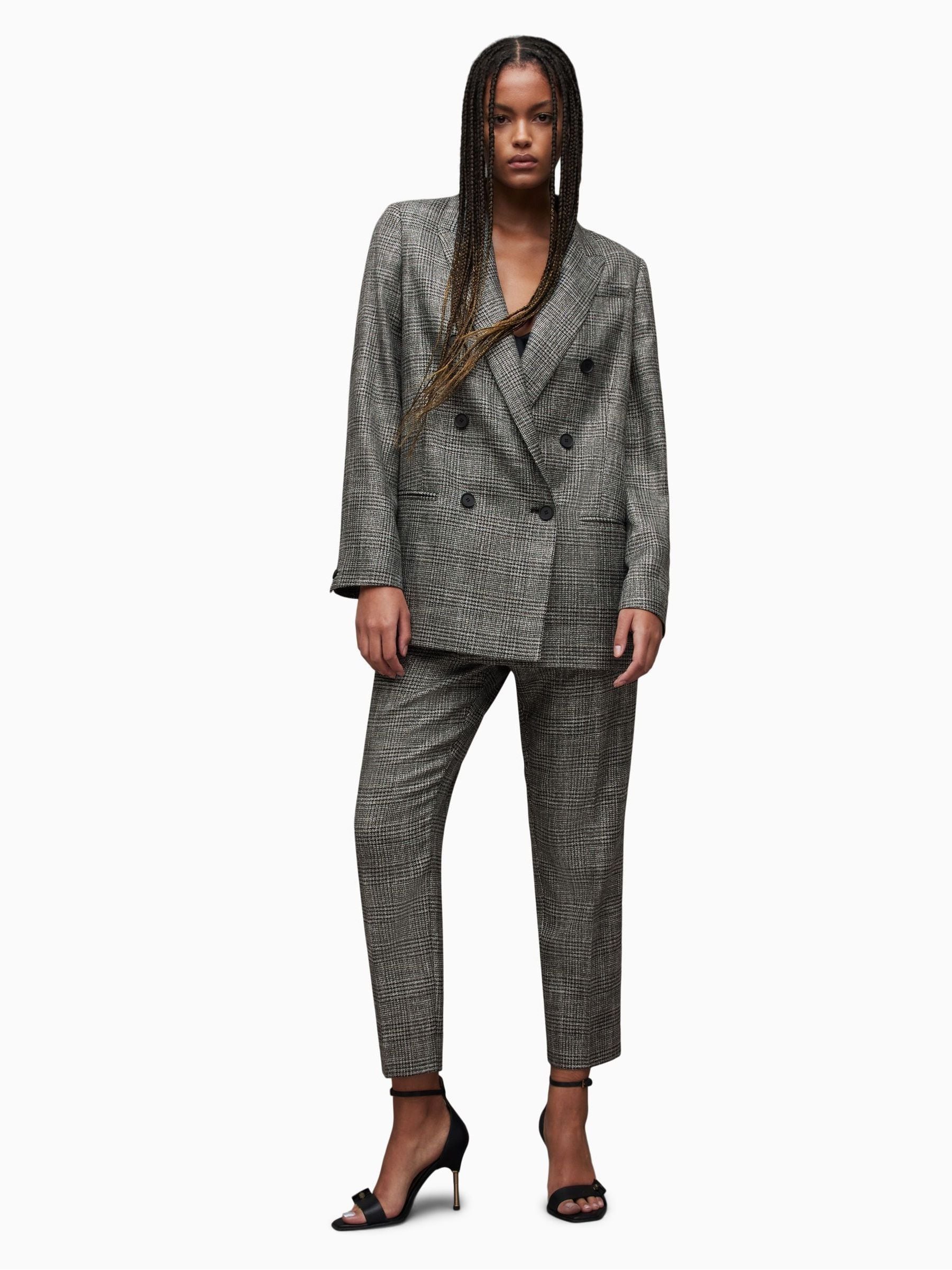 Buy AllSaints Grey Astrid Sparkle Blazer from Next Luxembourg
