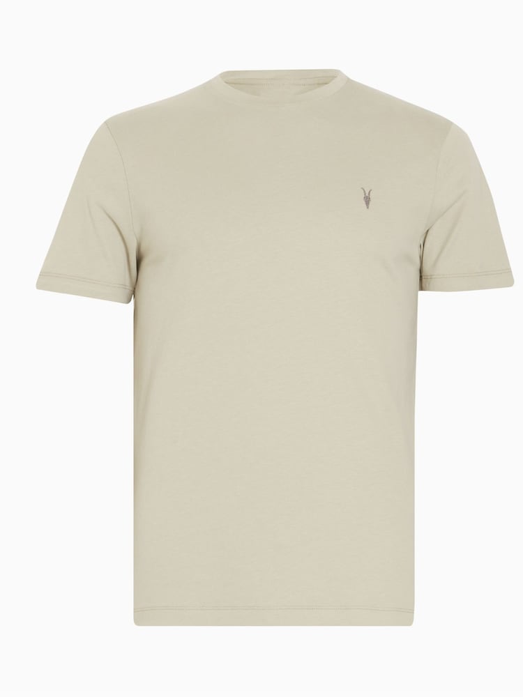 AllSaints Grey Brace Short Sleeve Crew T-Shirt - Image 5 of 5