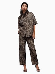 AllSaints Gold Jemi Leppo Shirt - Image 4 of 7