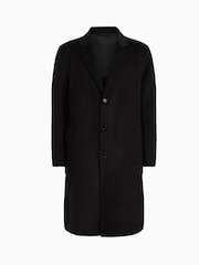 AllSaints Black Stano Coat - Image 9 of 9