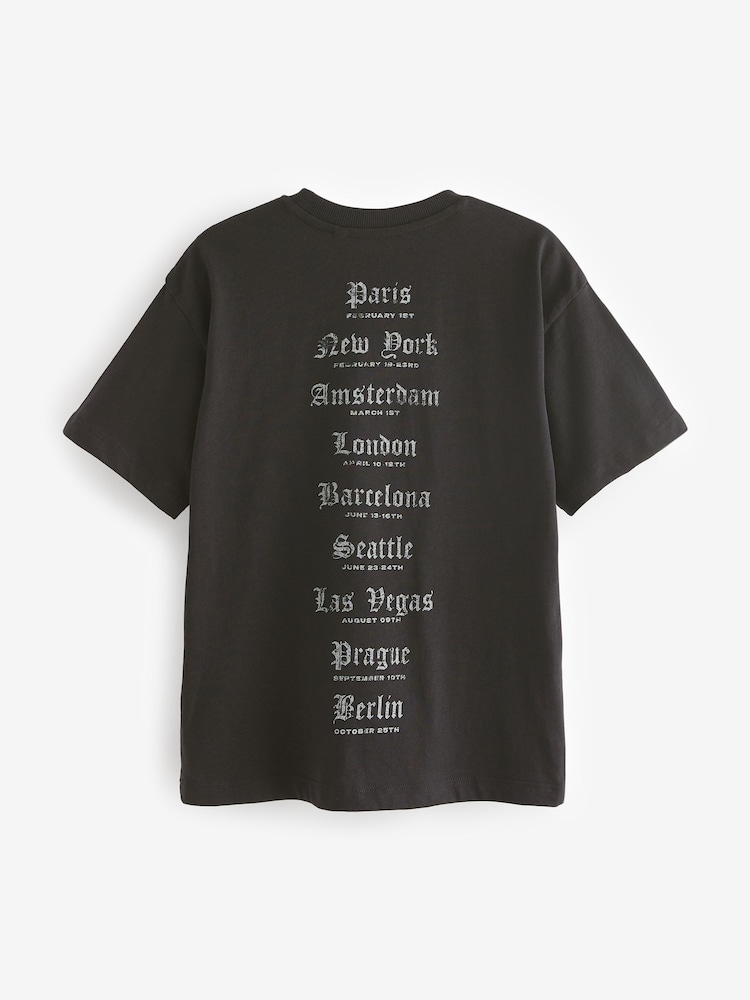 Black Rebellion Relaxed Fit Short Sleeve Graphic 100% Cotton T-Shirt (3-16yrs) - Image 2 of 3