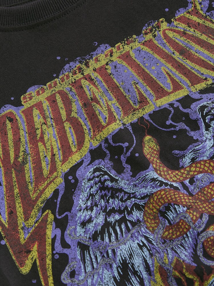 Black Rebellion Relaxed Fit Short Sleeve Graphic 100% Cotton T-Shirt (3-16yrs) - Image 3 of 3