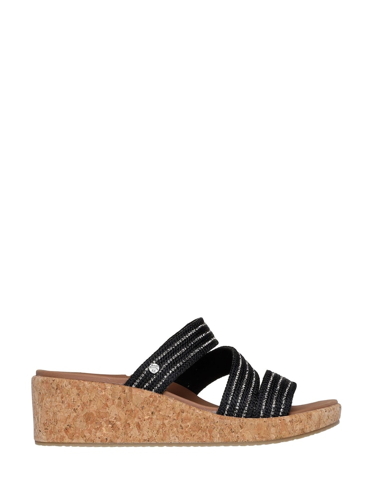 Skechers Black Womens Arch Fit Beverlee Classic Sandals - Image 2 of 5